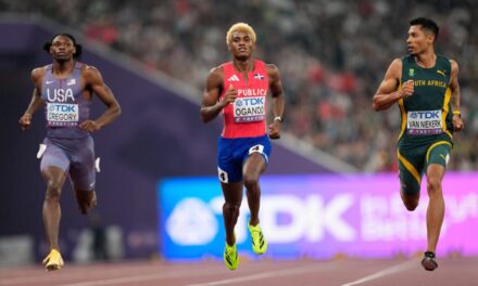 Alexander Ogando finaliza sexto en los 200 metros del Mundial de Atletismo Tokio 2025