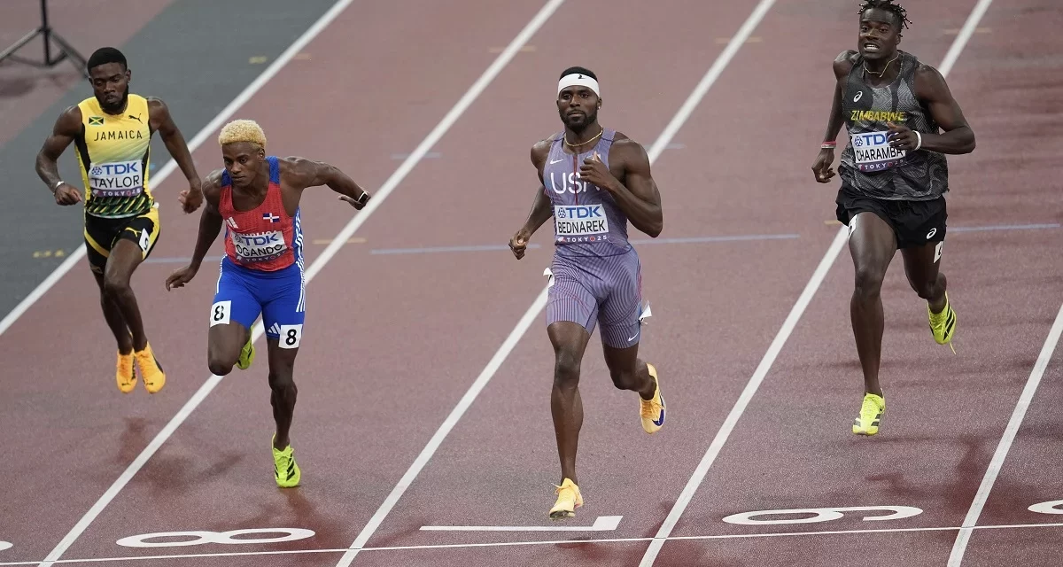 Alexander Ogando logra avanzar a la final de los 200 metros en Mundial Atletismo Tokio