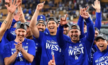 Dodgers aseguran su 4to título seguido del Oeste de la L.A., 12do. en los últimos 13 abriles