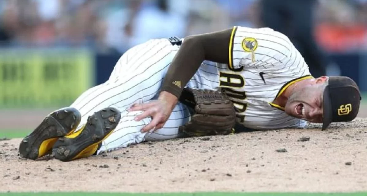 Relevista Adam,sale en carrito tras sufrir rotura tendón