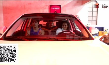 Los participantes de Alofoke House están emocionados cuando se suben a Changan Jeepeta