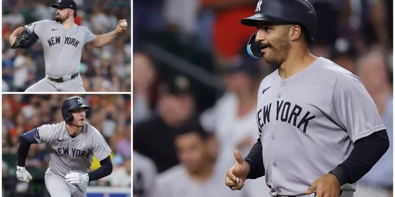 Yankees se hicieron respetar en Houston antaño de crucial serie en presencia de Toronto