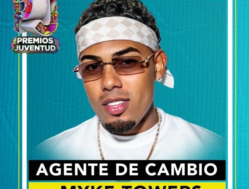 Myke Towers será premiado como Agente de Cambio en los Premios de la Juventud 2025