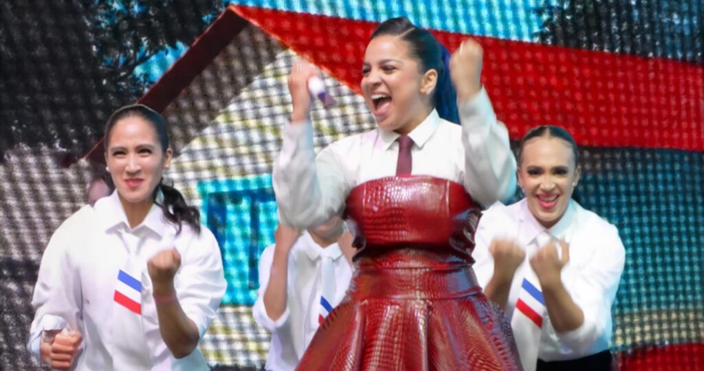 Lee Burgos jugó «para pedirle la mano» por Juan Luis Guerra en «Dominican La Bella»