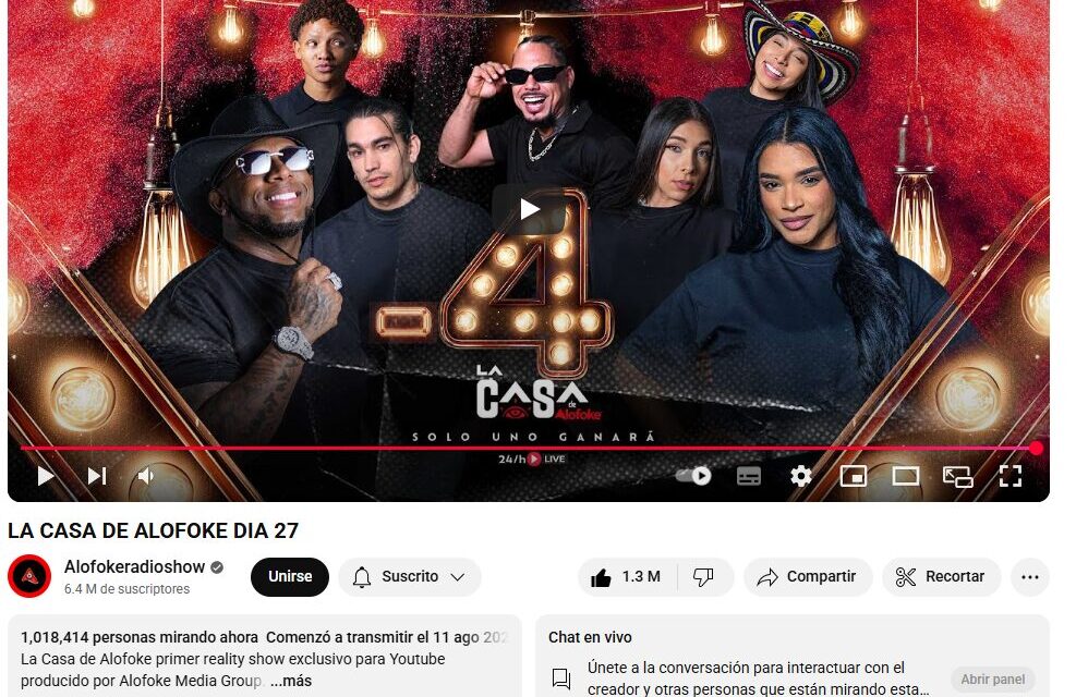 ¡Sigue la jugada! La casa de Alofoke supera un millón