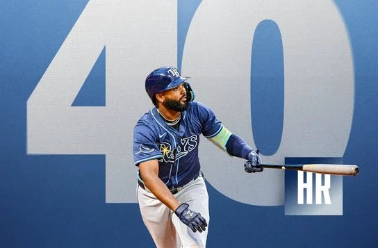 Junior Caminero hace historia con 40 jonrones y 100 impulsadas con casi nada 22 abriles