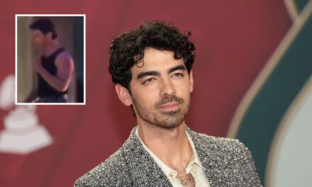 Joe Jonas supuestamente consumiendo cocaina durante la presentación