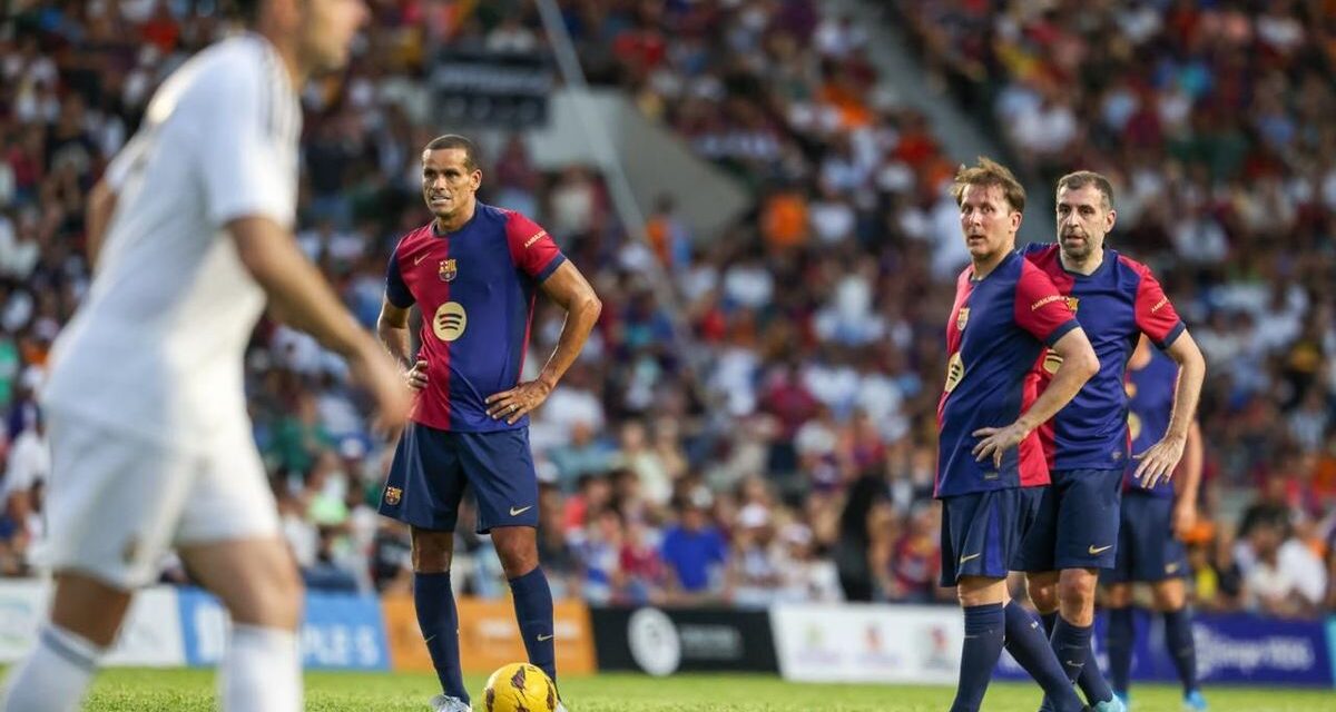 Barça Legends y Leyendas del Real Madrid se enfrentarán en Santo Domingo