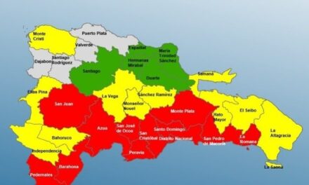 11 provincias en Alerta Roja, 5 provincias en Alerta Verde