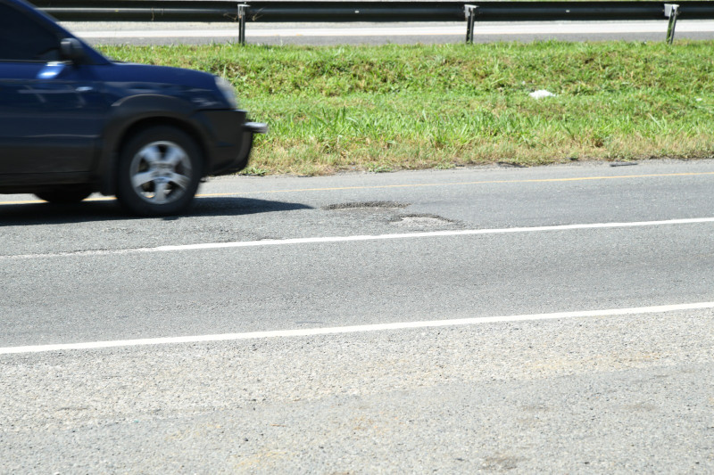 A lo largo del recorrido se contabilizaron más de 50 baches.
