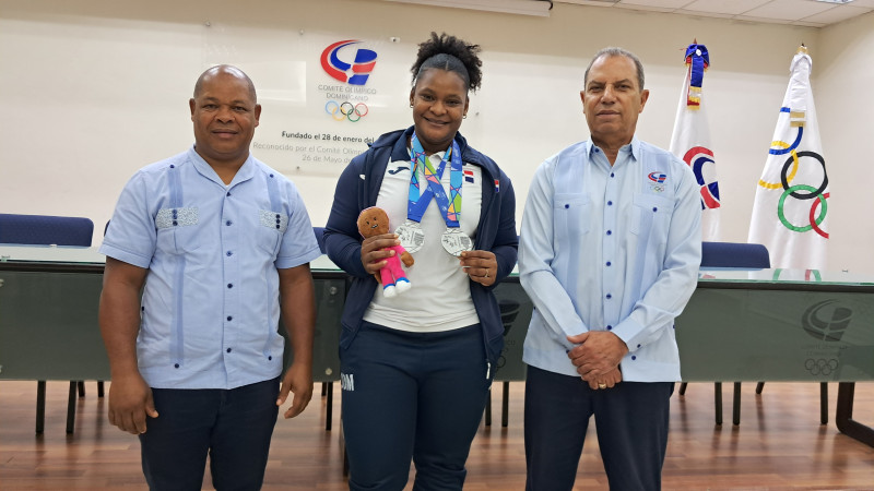Crismery Santana recibe medalla de plata tras positivo de atleta cubana en los Juegos Centroamericanos y del Caribe