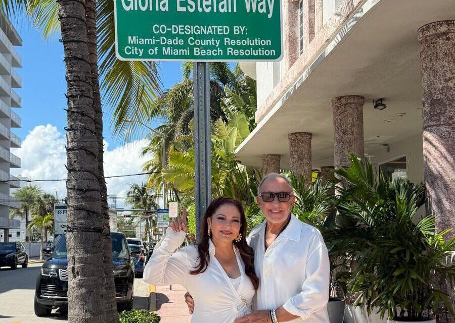 Miami Beach cambia el nombre de la calle 13 a “Gloria Estefan Way”
