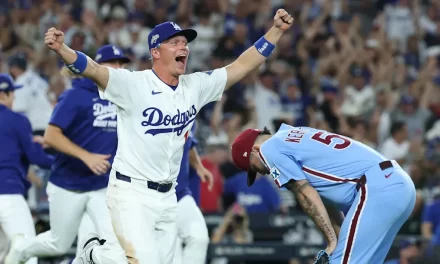 Dodgers eliminan a Phillies tras insólito error y avanzan a su cuarta Serie de Campeonato en esta período