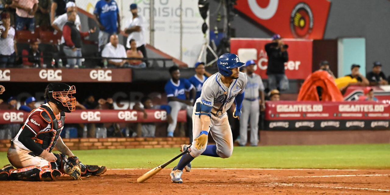 Núñez y Adames facilitan triunfo del Licey sobre Gigantes