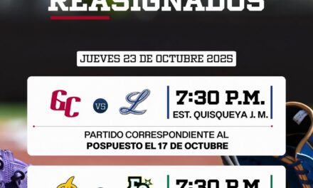 LIDOM reprograma partidos suspendidos por el paso de la tormenta Melissa para este jueves 23 de octubre