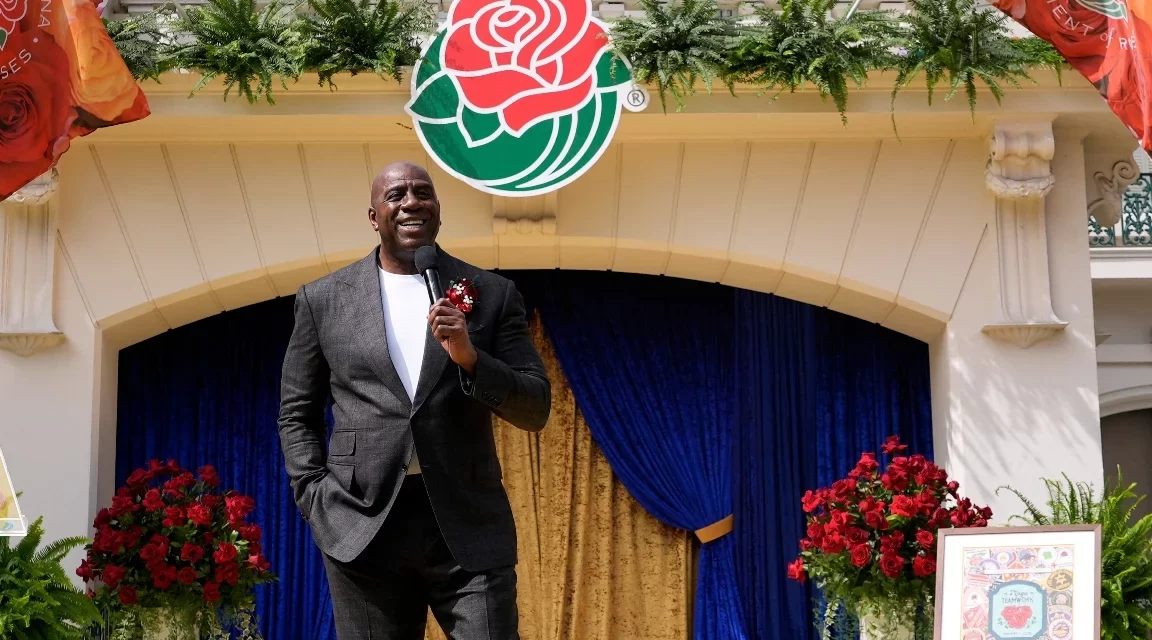 Magic Johnson encabezará el 137º Desfile de las Rosas