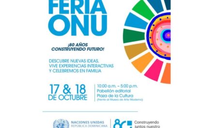 ONU celebra 80 abriles con feria gratuita en Santo Domingo