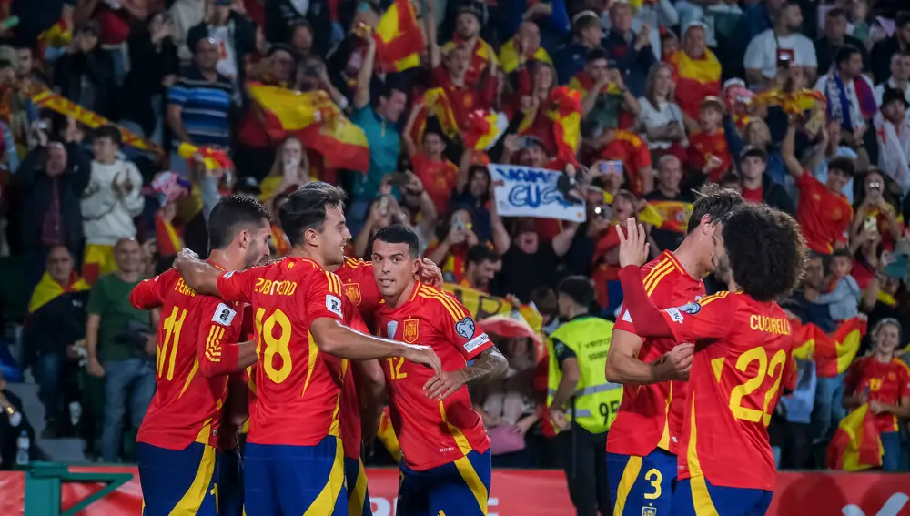 España supera a Georgia y acaricia la clasificación al Mundial