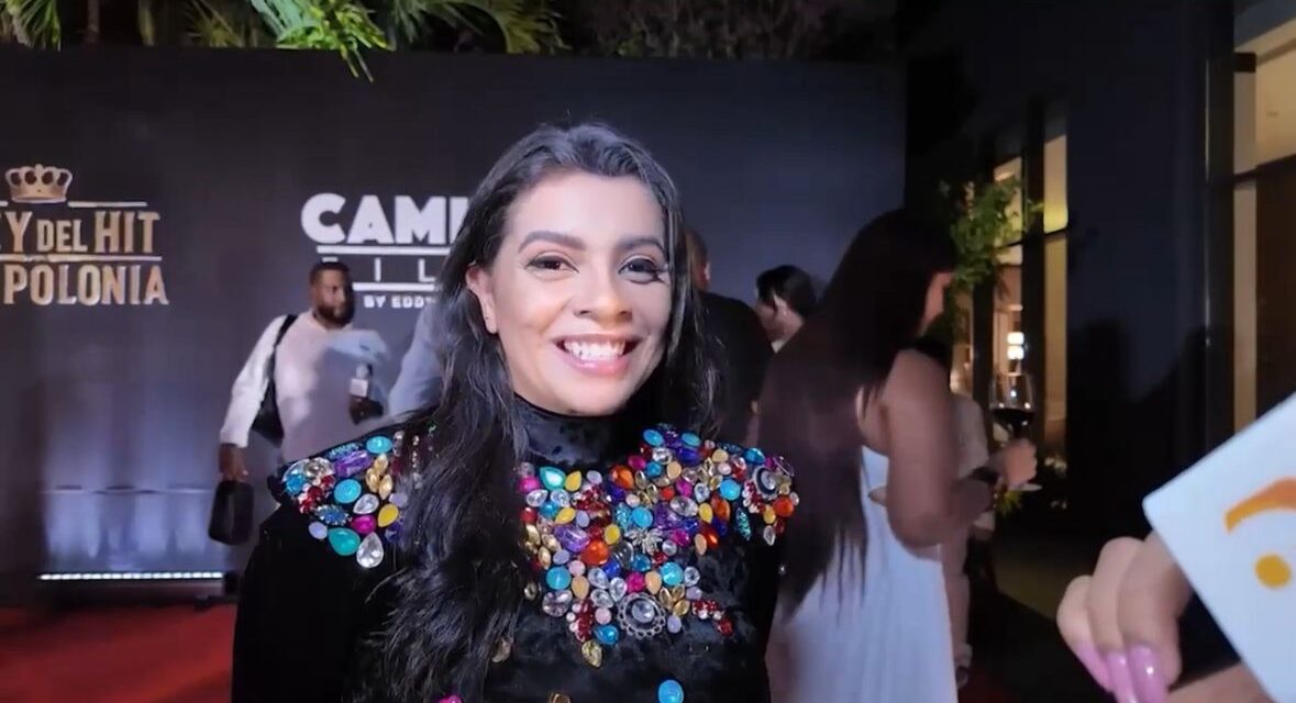 Bianca Polonia reacciona a la entrada de su padre en la casa de Alofoke 2