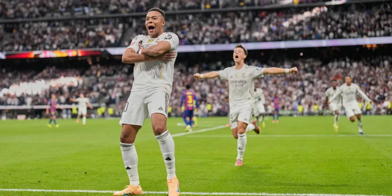 Real Madrid se lleva el primer Clásico de la temporada con goles de Mbappé y Bellingham