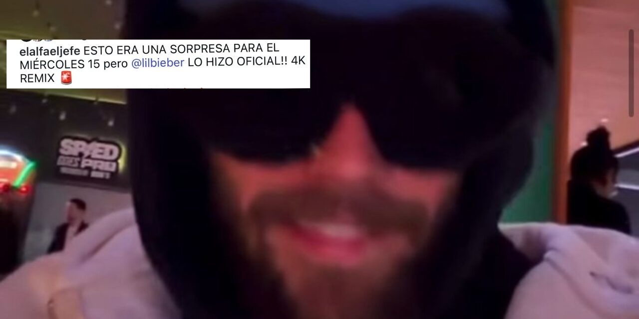 El Alfa confirma el remix de «4K» con Justin Bieber posteriormente de la publicación de video