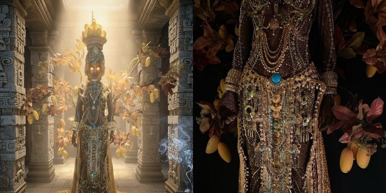 Madelyn Mejía rinde homenaje a la diosa Atabey y al mango dominicano