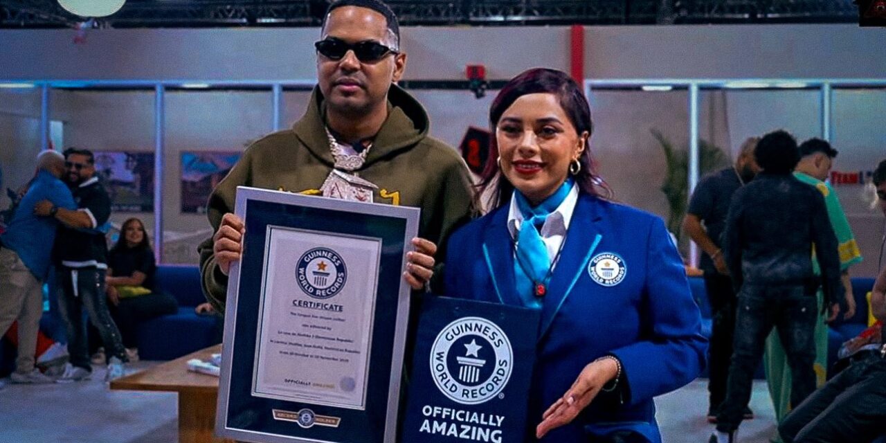 El magistrado de Guinness destaca el papel de La Casa de Alofoke