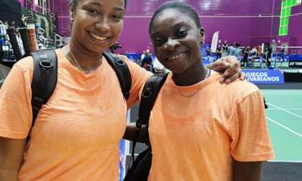 Laritza Pie y Nairobi Jiménez logran bronce en bádminton