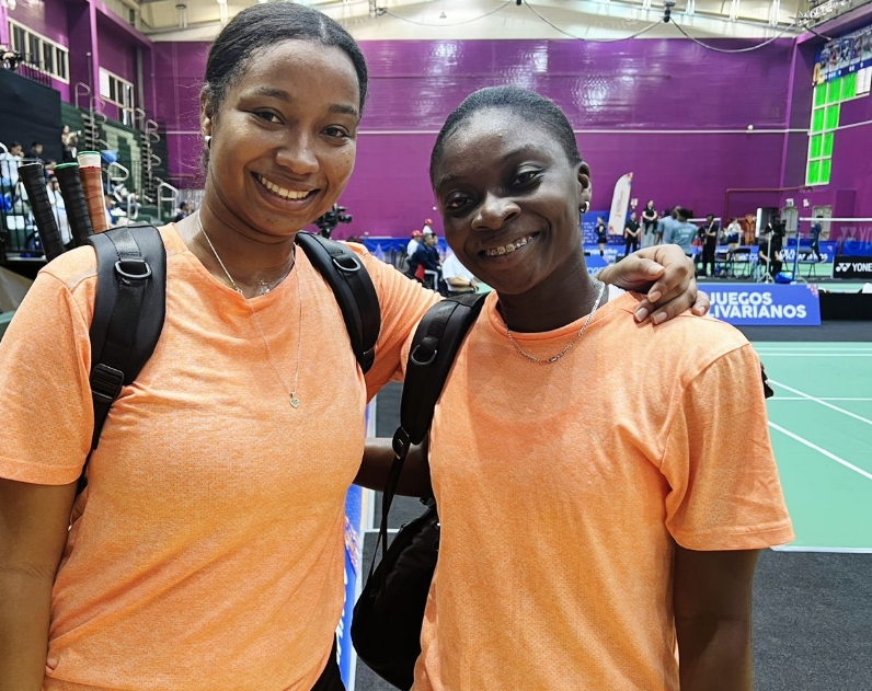 Laritza Pie y Nairobi Jiménez logran bronce en bádminton