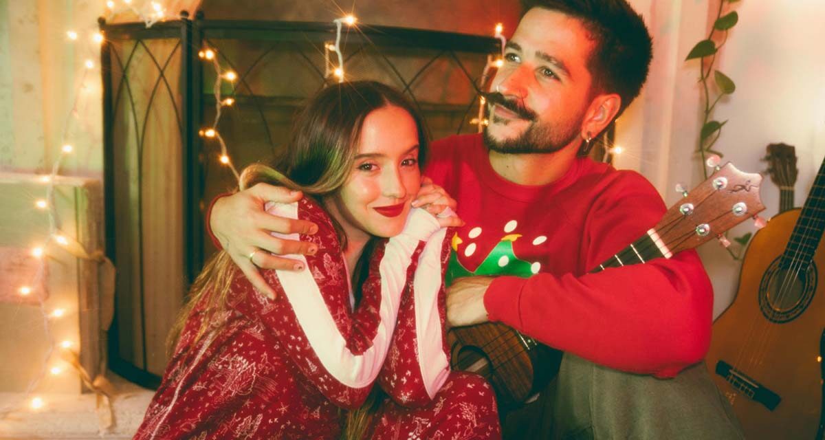 Camilo y Evaluna lanzan una canción navideña que fusiona tradiciones latinas y estadounidenses.