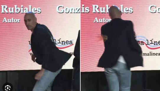 Lanzan huevos a Luis Rubiales en la presentación de su volumen