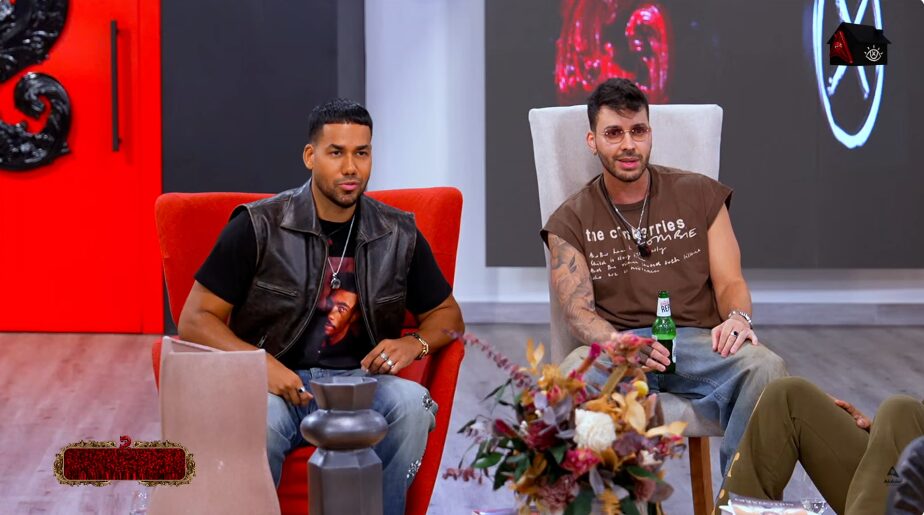 Prince Royce y Romeo Santos en La casa de Alofoke 2