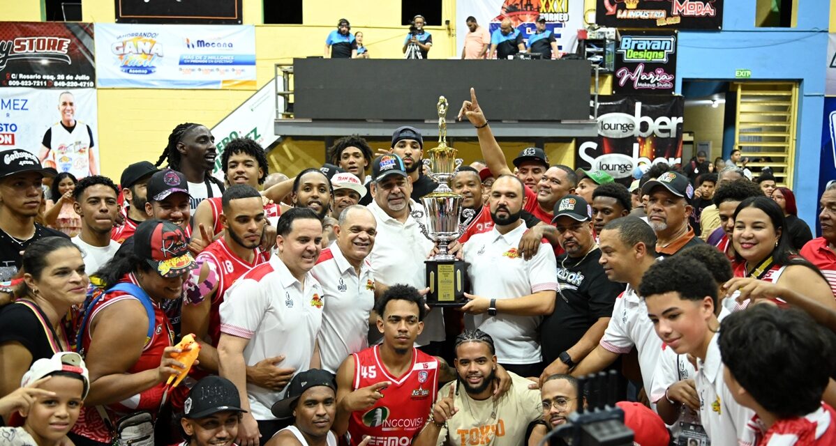 San Sebastián se anexa corona 18 en basket superior de Moca