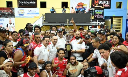 San Sebastián se anexa corona 18 en basket superior de Moca