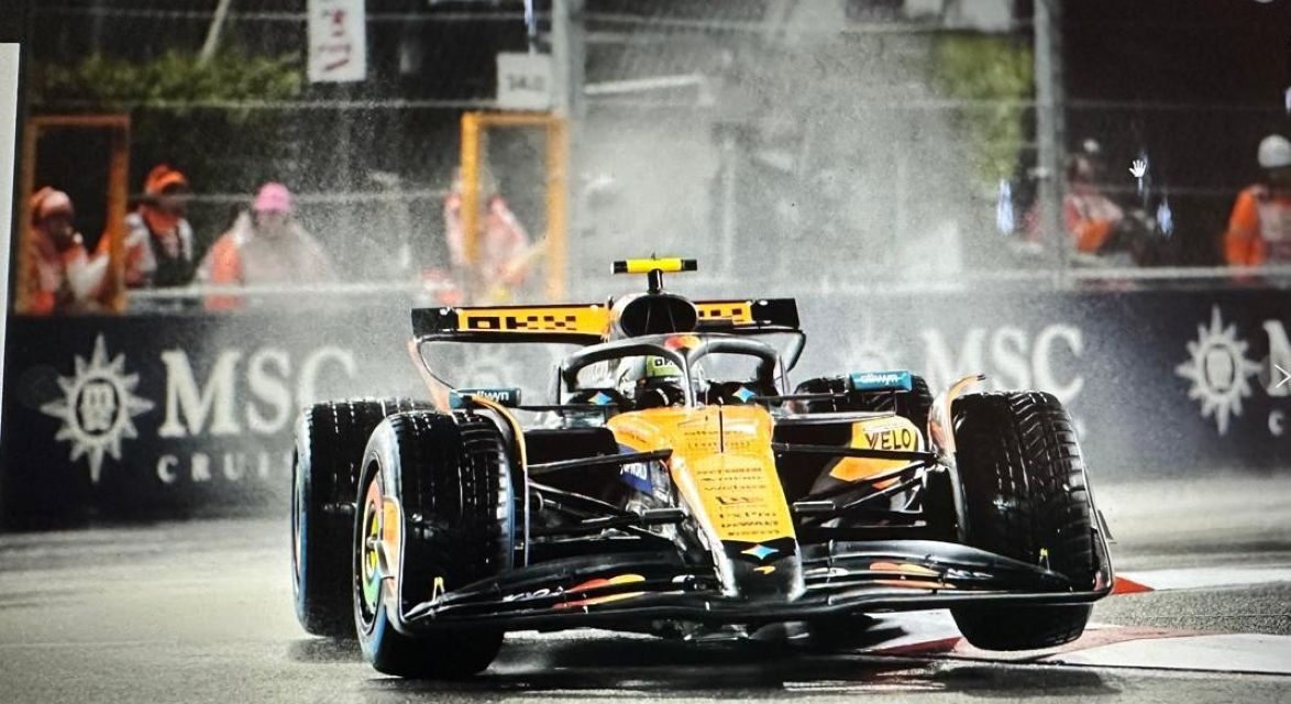 Lando Norris logra la pole en clasificación de Las Vegas