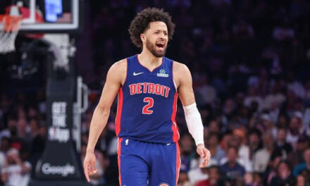 Pistons firman su duodécima vencimiento consecutiva; Harden brilla y Aldama destaca como titular