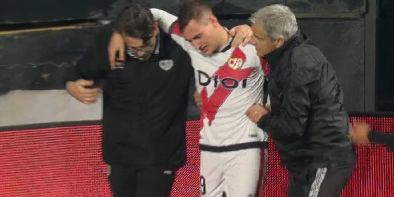 El Rayo Vallecano descarta una dislocación moribundo