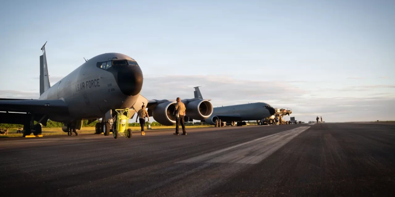 Fuerza Aérea de EE.UU. establece cojín aérea temporal en el Aeropuerto Internacional Las Américas