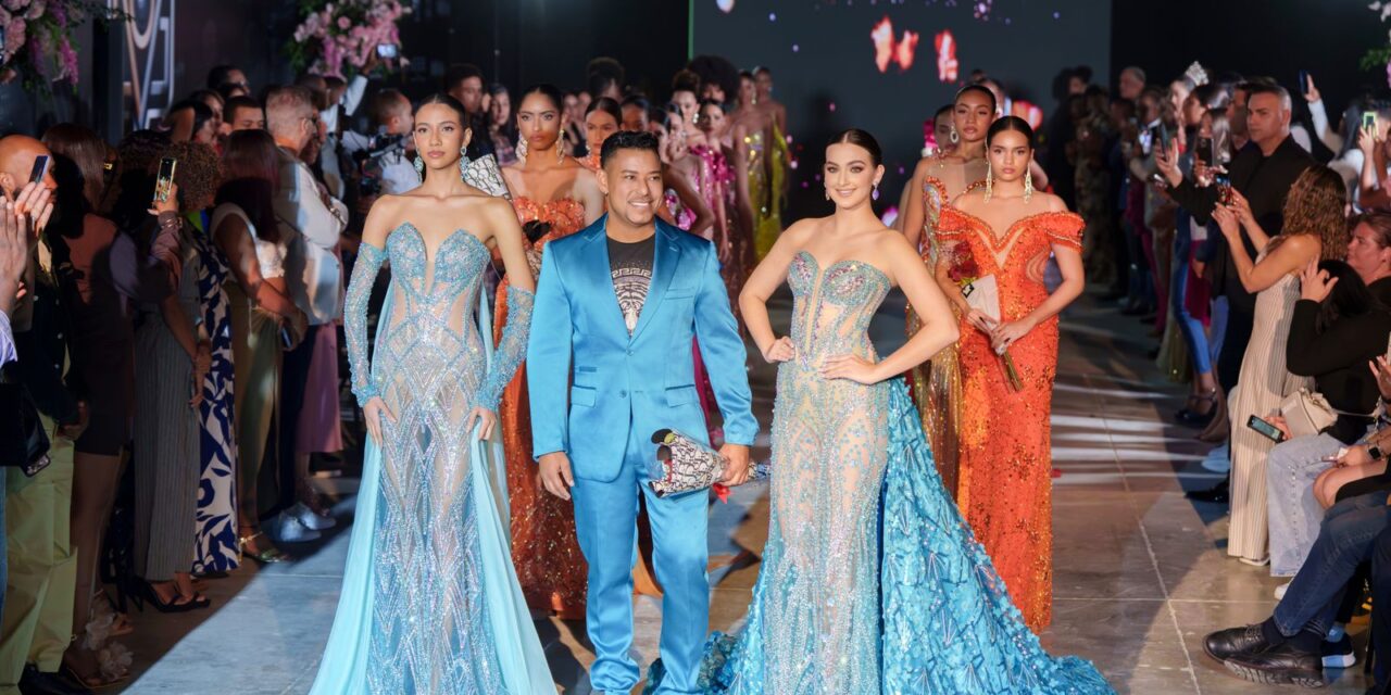El diseñador Eddy Rambaldy presenta su colección 2025 en los International Fashion Top Models Awards