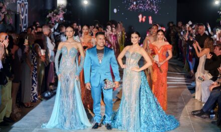 El diseñador Eddy Rambaldy presenta su colección 2025 en los International Fashion Top Models Awards
