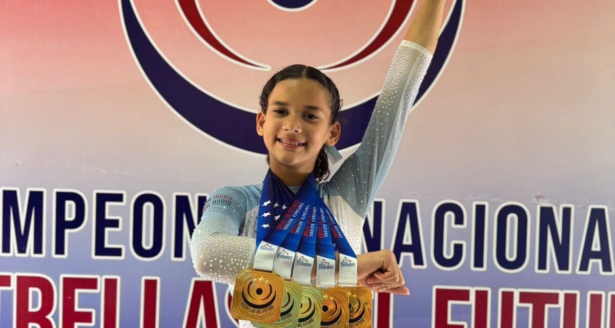 Coral Caamaño se corona campeona doméstico de deporte nivel 6 con 5 medallas de oro