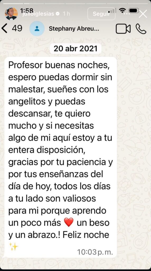 Julio Iglesias explota y publica mensajes que le enviaron sus presuntas víctimas de acoso - Noticias de hoy en República Dominicana | último minuto