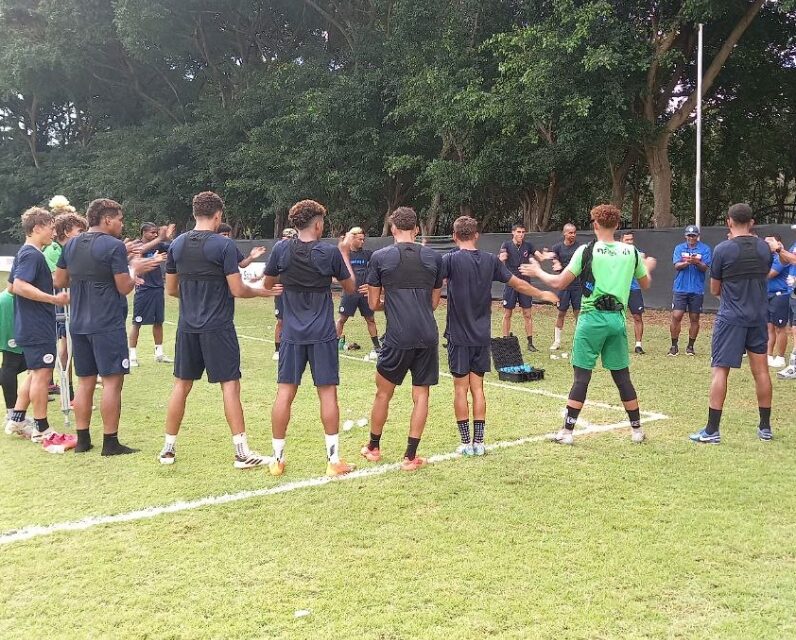 Selección fútbol sub 23 flama para primer microciclo