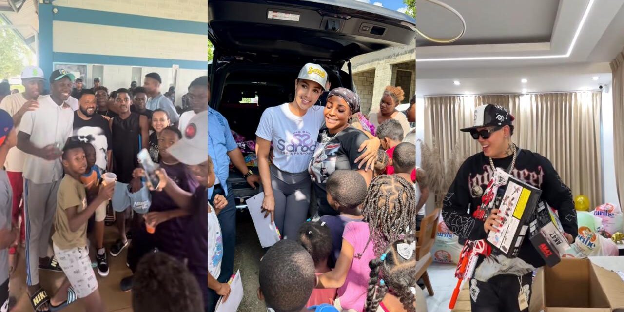 Los muñecos celebran el día de Reyes llevando juguetes a los niños