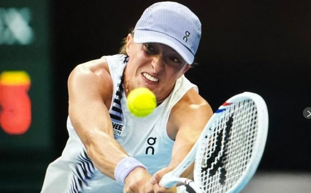 Iga Świątek supera error de praxis