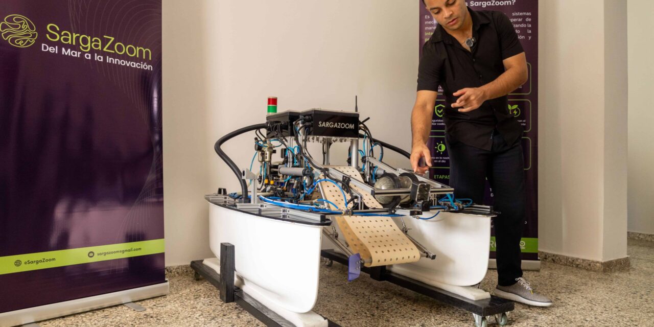 Ingeniero dominicano desarrolla máquina autónoma de monasterio de alga