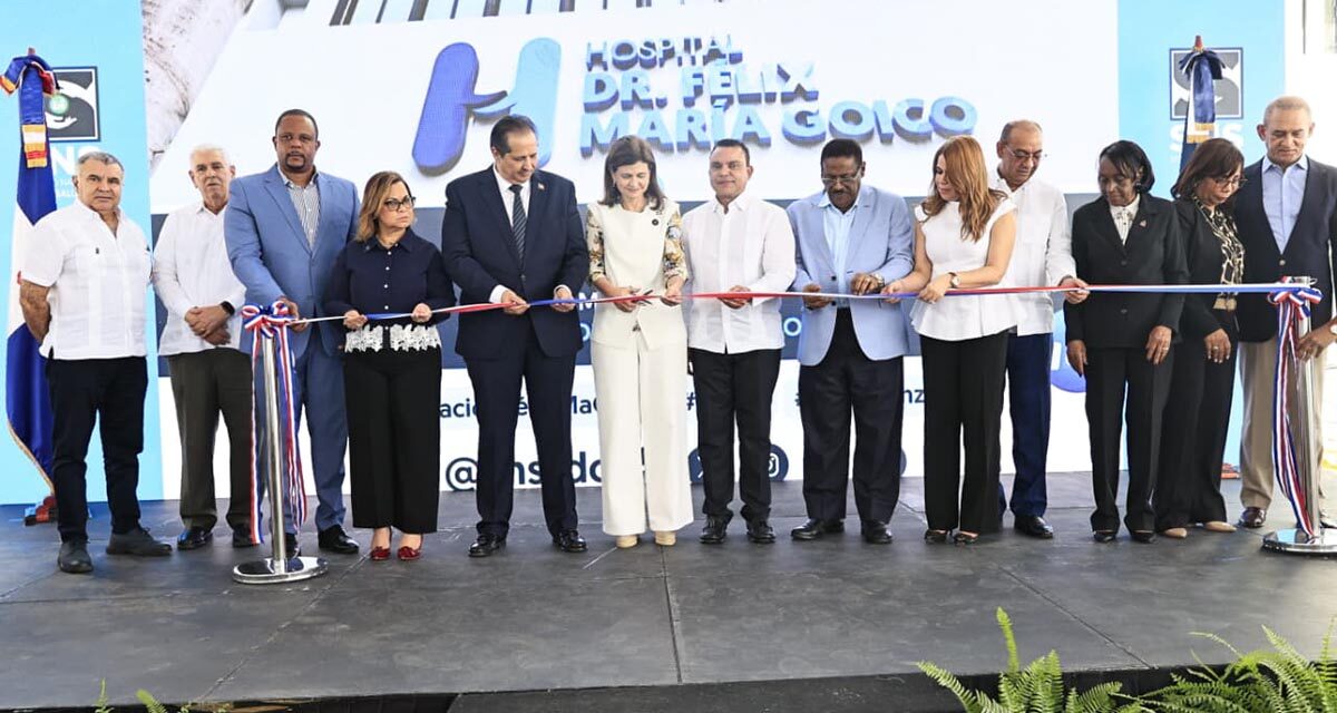Vicepresidenta Raquel Peña encabeza entrega del renovado Hospital Dr. Félix María Goico en la DN