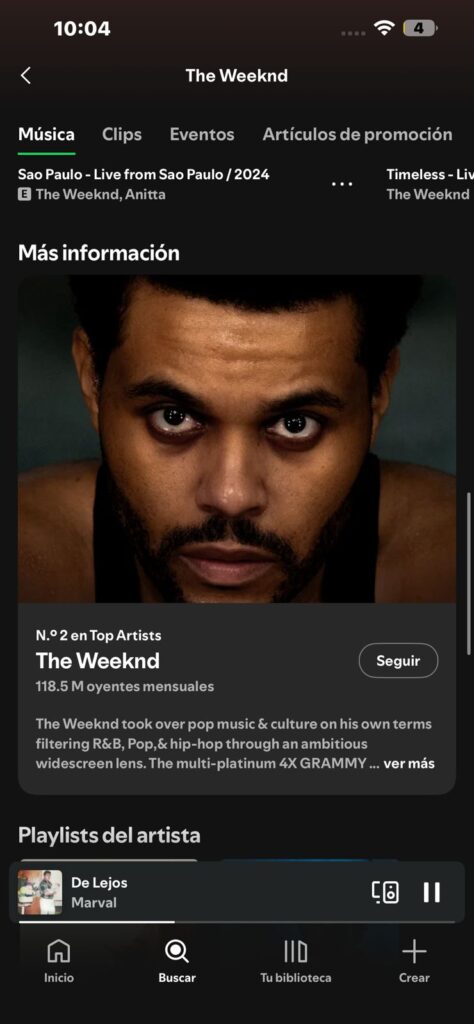 Bad Bunny sube al puesto número 2 del mundo en oyentes mensuales de Spotify y supera a The Weeknd - Noticias de hoy en República Dominicana | último minuto