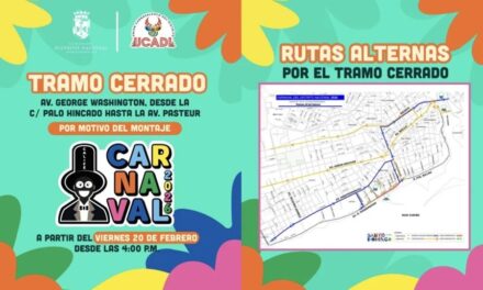 Cerrarán sección del Malecón por preparativos del Carnaval del Distrito Nacional