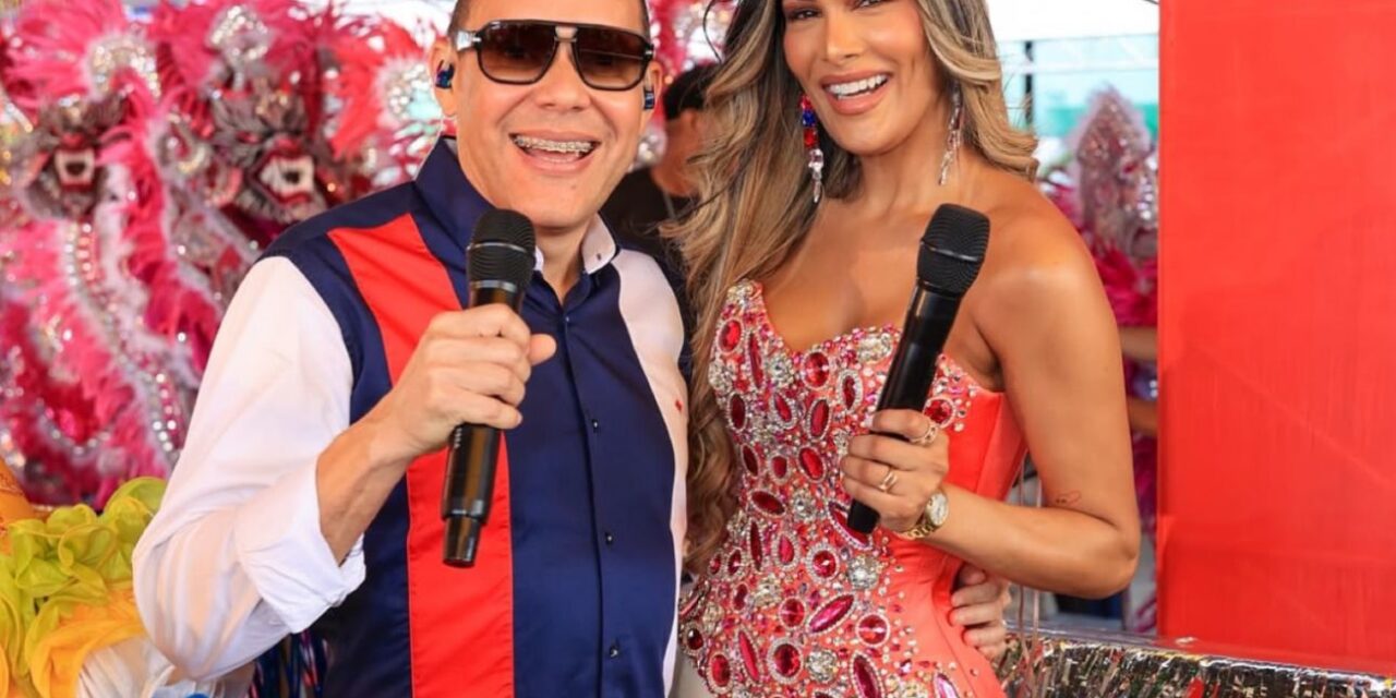Caroline Aquino y Oliver Peña asumen la conducción del Carnaval